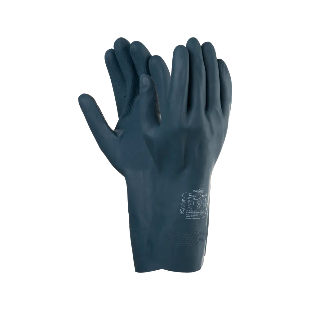 Перчатки латексные Manipula Химик CG-972 (LN-F-08), арт.1313 р.9-9.5 Перчатки латексные Manipula Химик CG-972 (LN-F-08), арт.1313 р.9-9.5