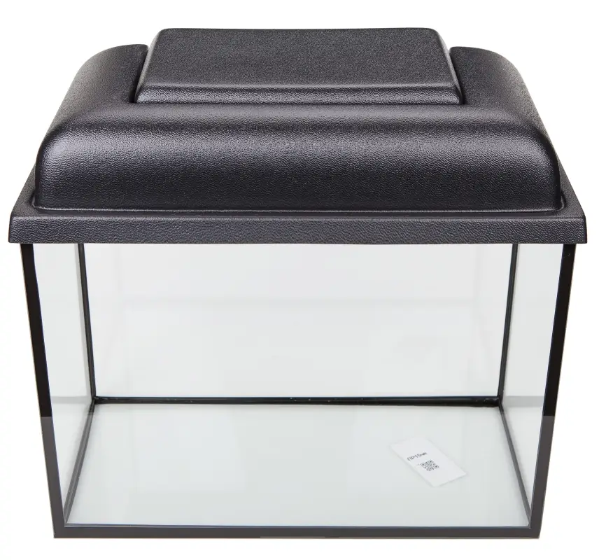 Аквариум Голд Фиш Прямоугольный 15 литров с крышкой и диодной лампой