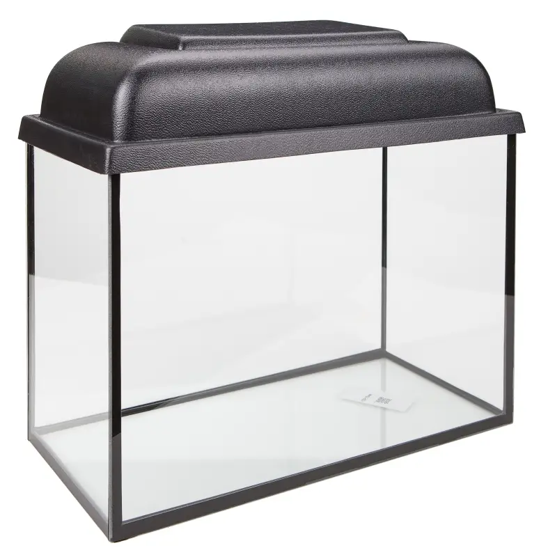 Аквариум Голд Фиш Прямоугольный 15 литров с крышкой и диодной лампой