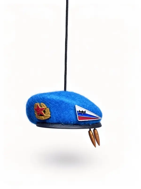 Мини голубой берет Разведка ВДВ