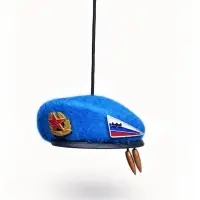 Мини голубой берет Разведка ВДВ