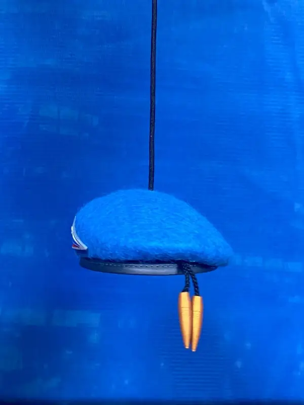 Мини голубой берет Разведка ВДВ