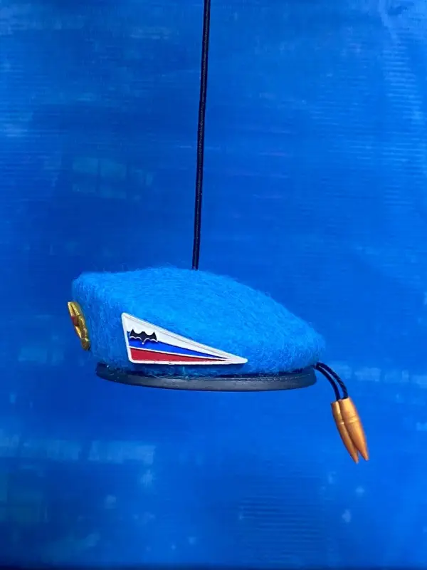 Мини голубой берет Разведка ВДВ