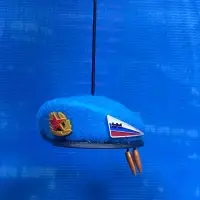 Мини голубой берет Разведка ВДВ