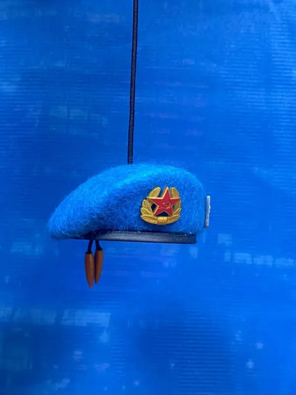 Мини голубой берет Разведка ВДВ