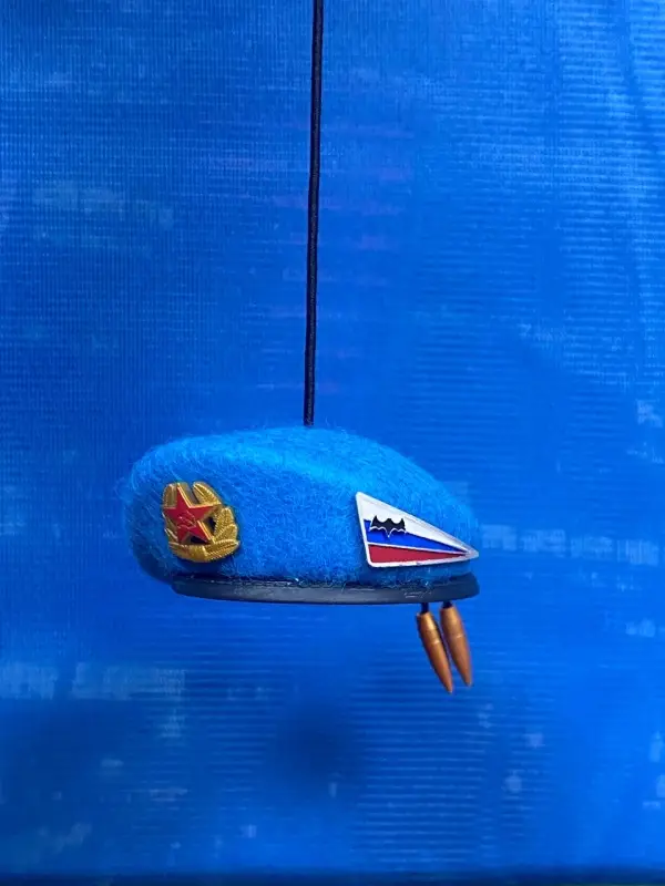 Мини голубой берет Разведка ВДВ