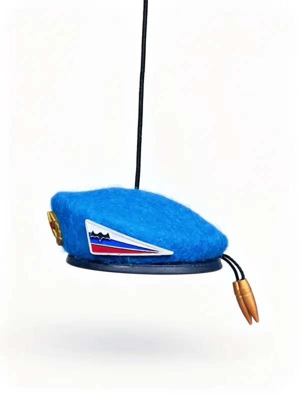 Мини голубой берет Разведка ВДВ