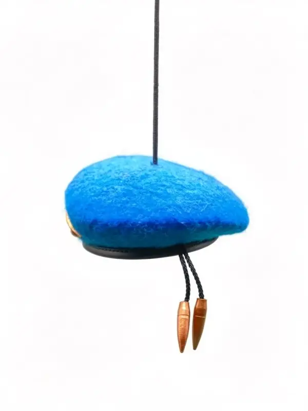 Мини голубой берет ВДВ