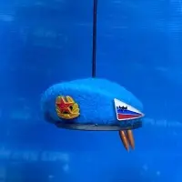 Мини голубой берет Разведка ВДВ