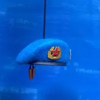 Мини голубой берет Разведка ВДВ